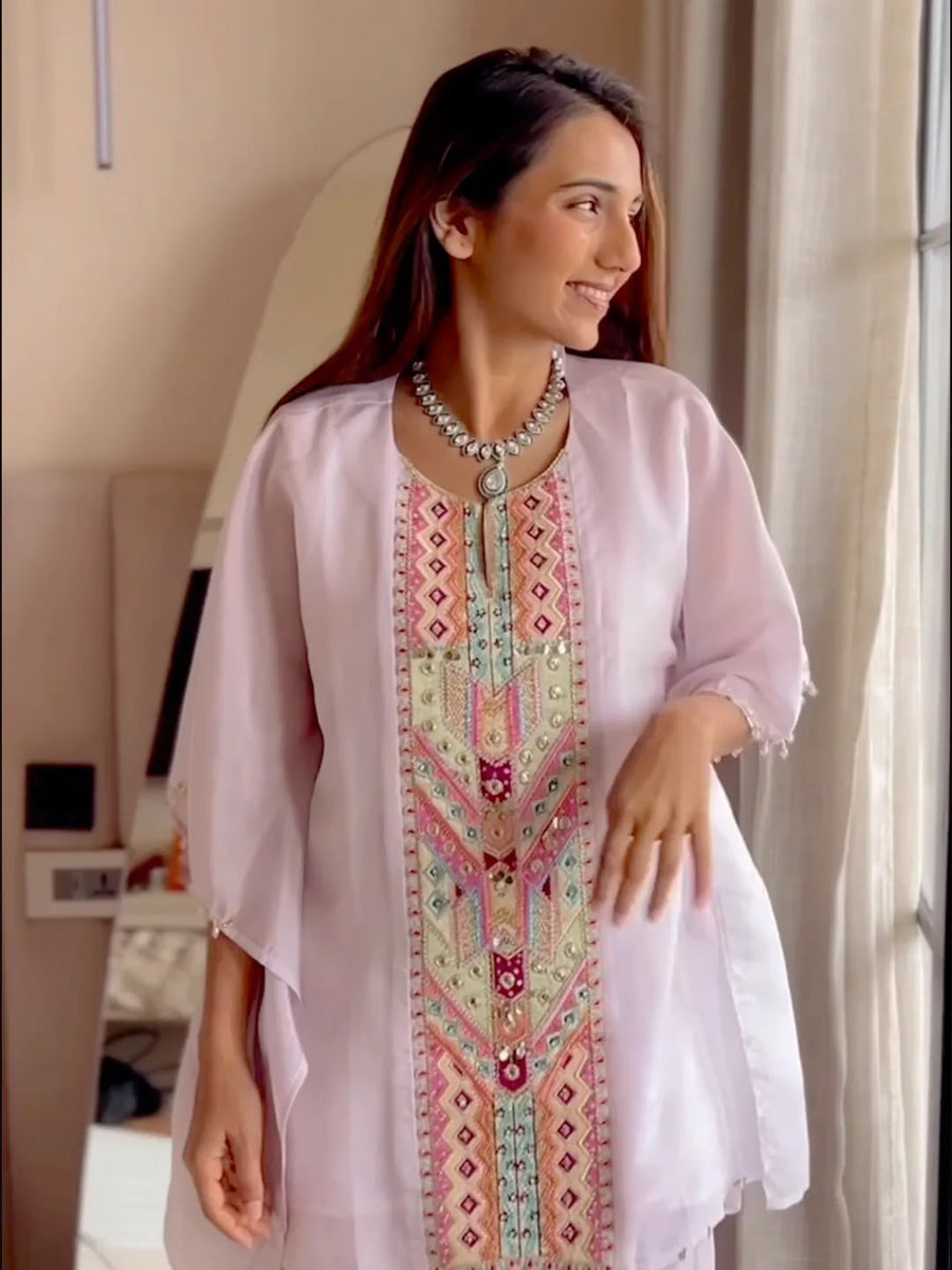 PINK PANEL TUNIC