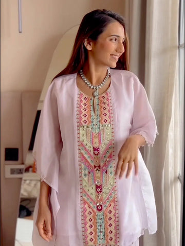 PINK PANEL TUNIC