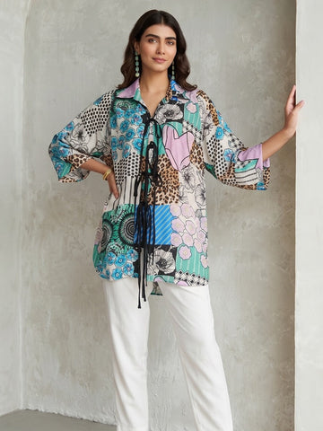 BLUE CALISTA ELAN SHIRT