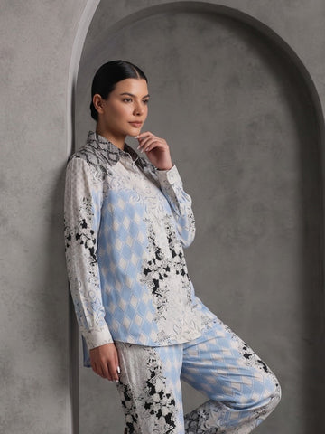 BLUE ROXY VIA SHIRT