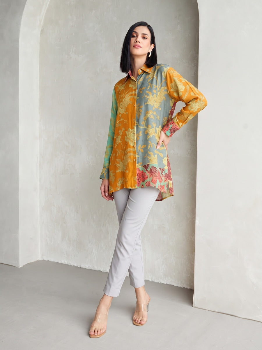 MUSTARD VED RITUAL SHIRT