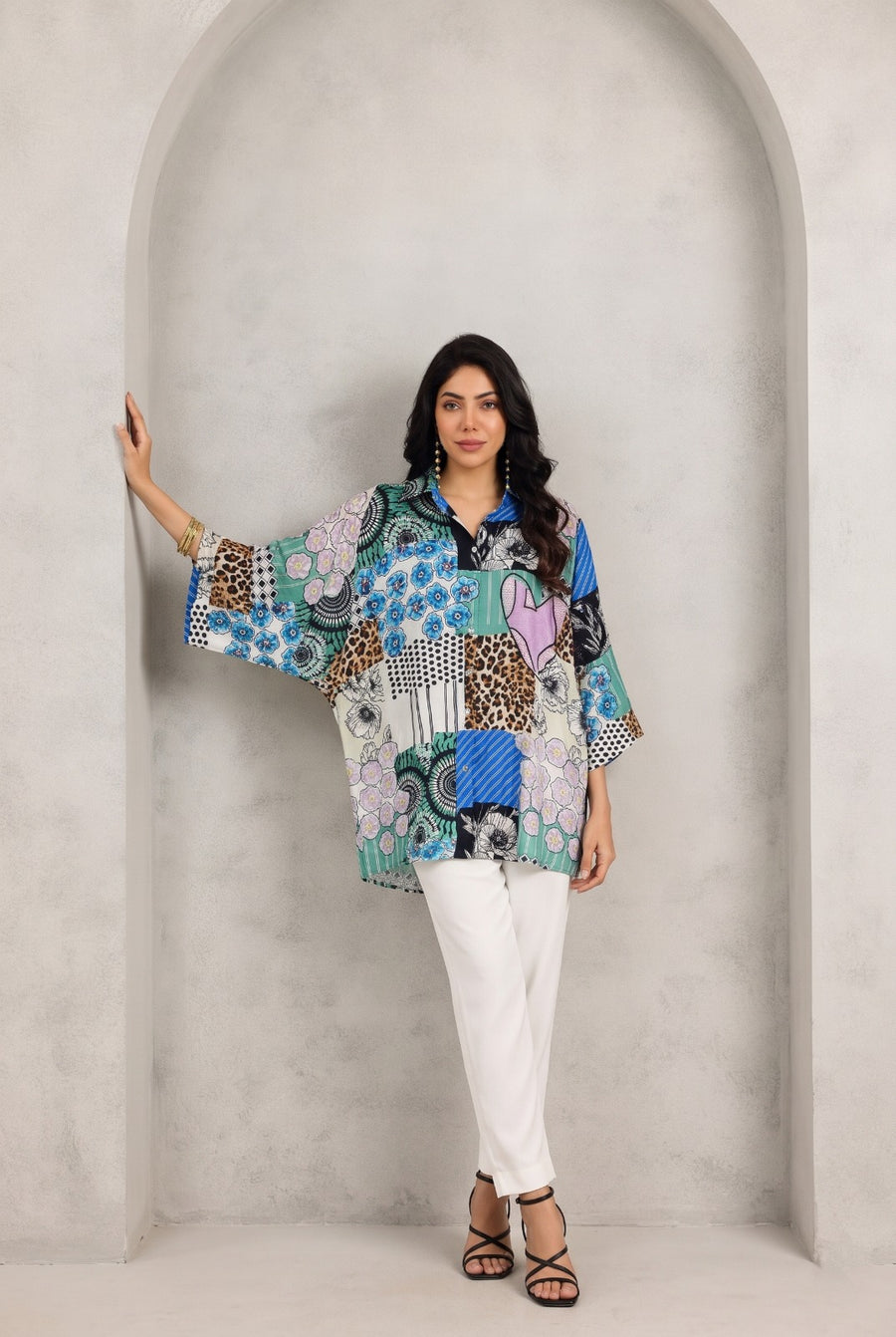 BLUE CALISTA ELAN CO-ORD SET