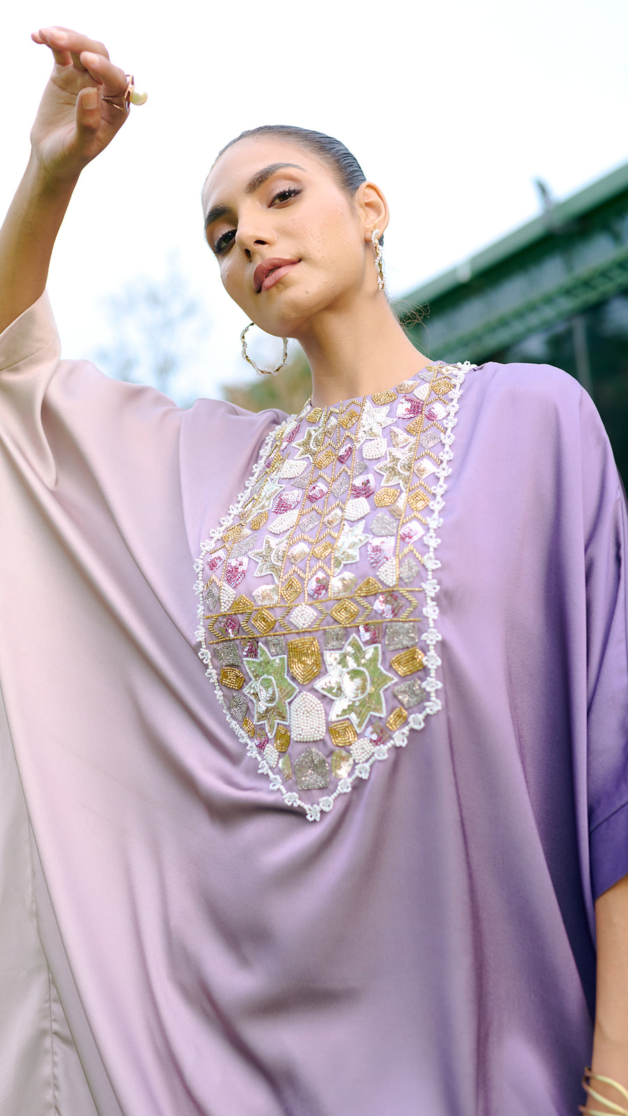 LAVENDER OMBRE ANORA TUNIC