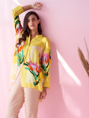 YELLOW PARADISE BREEZE SHIRT