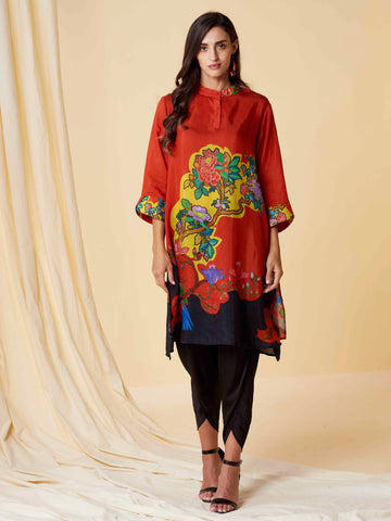 RED OAK HAZZEL TUNIC