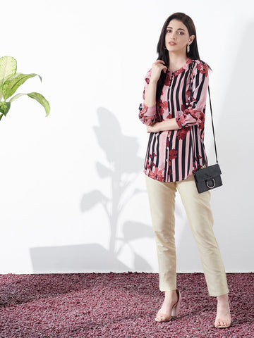 PINK B&B BUTTON DOWN SHIRT