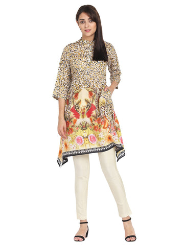 ANIMAL FLORAL KAFTAN