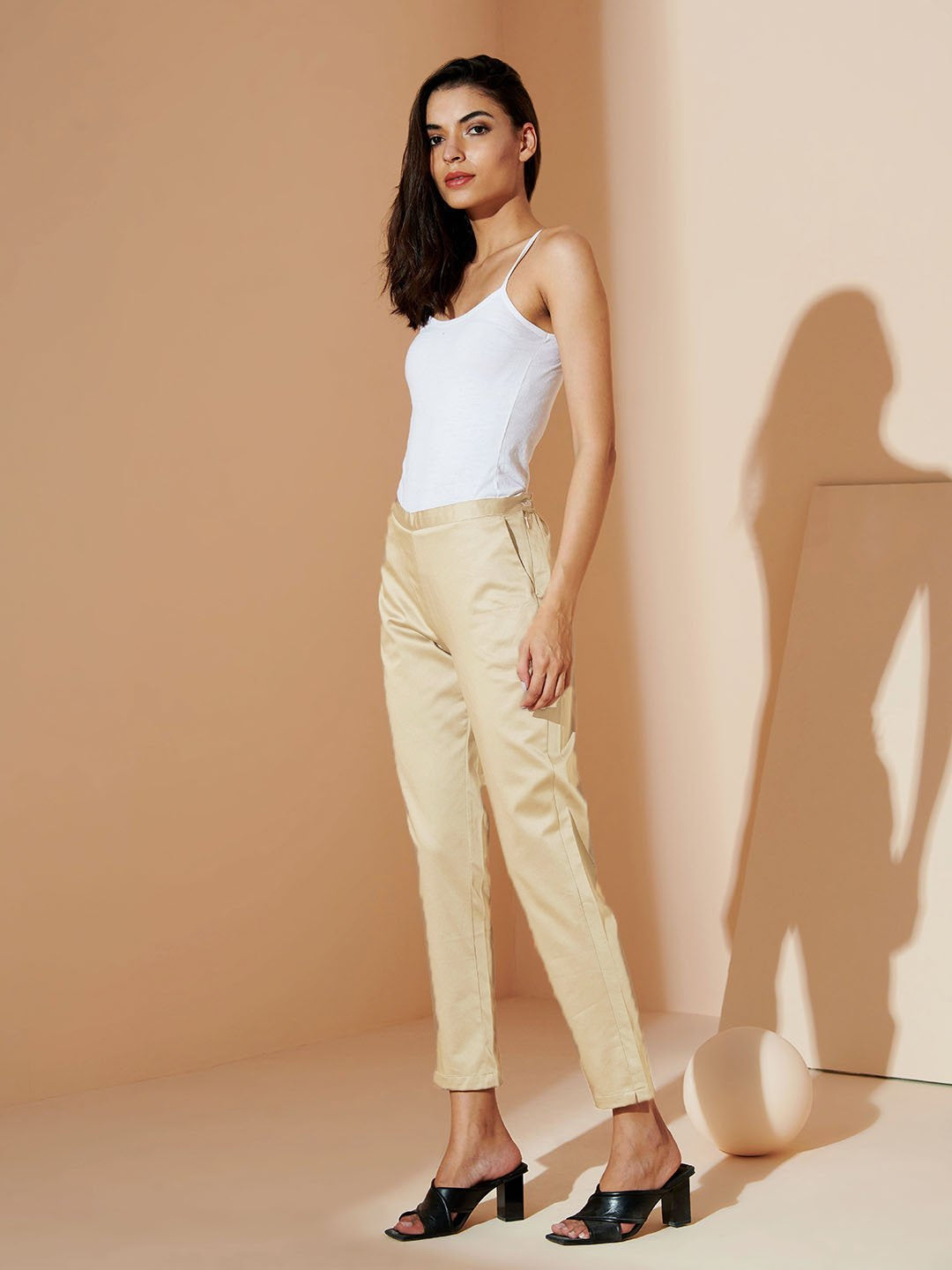 ELF Women Cargo Pants, Drawstring Zip Button Closure Solid Loose Trousers  with Pockets for Casual Street - Walmart.com