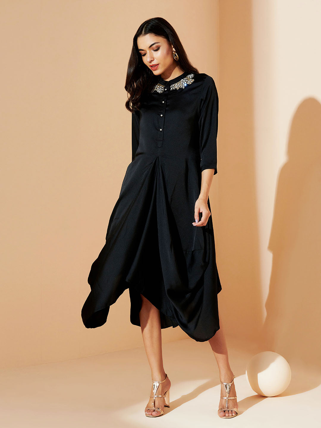 Buy Black Emily Long Dress Online - Chique Buy Black Emily Long Dress Online - Chique