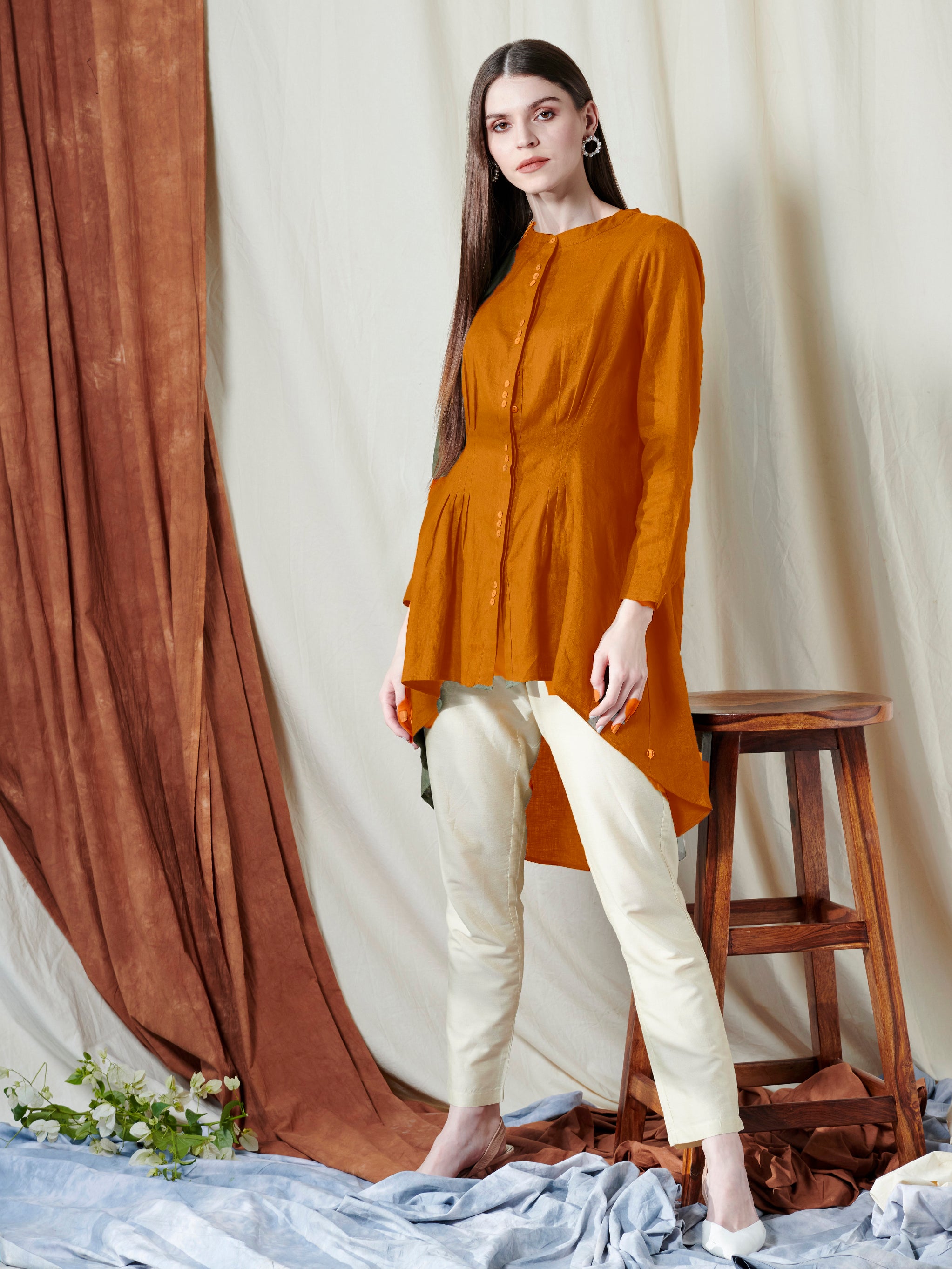 Burnt Orange Claw Tunic