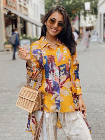 Orange Gabrielle Tunic