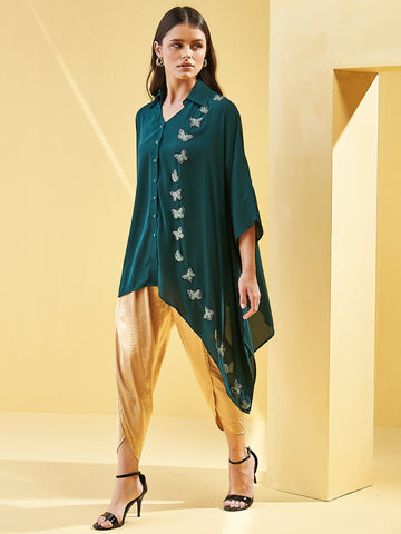 EMERALD GREEN ACE TUNIC