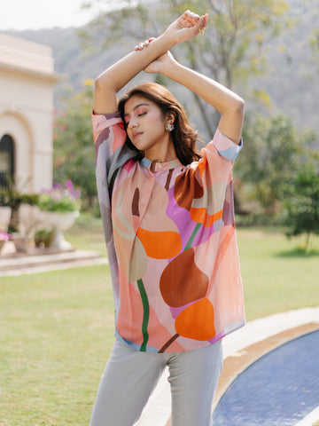 BLUSH MOSS CELINA TOP