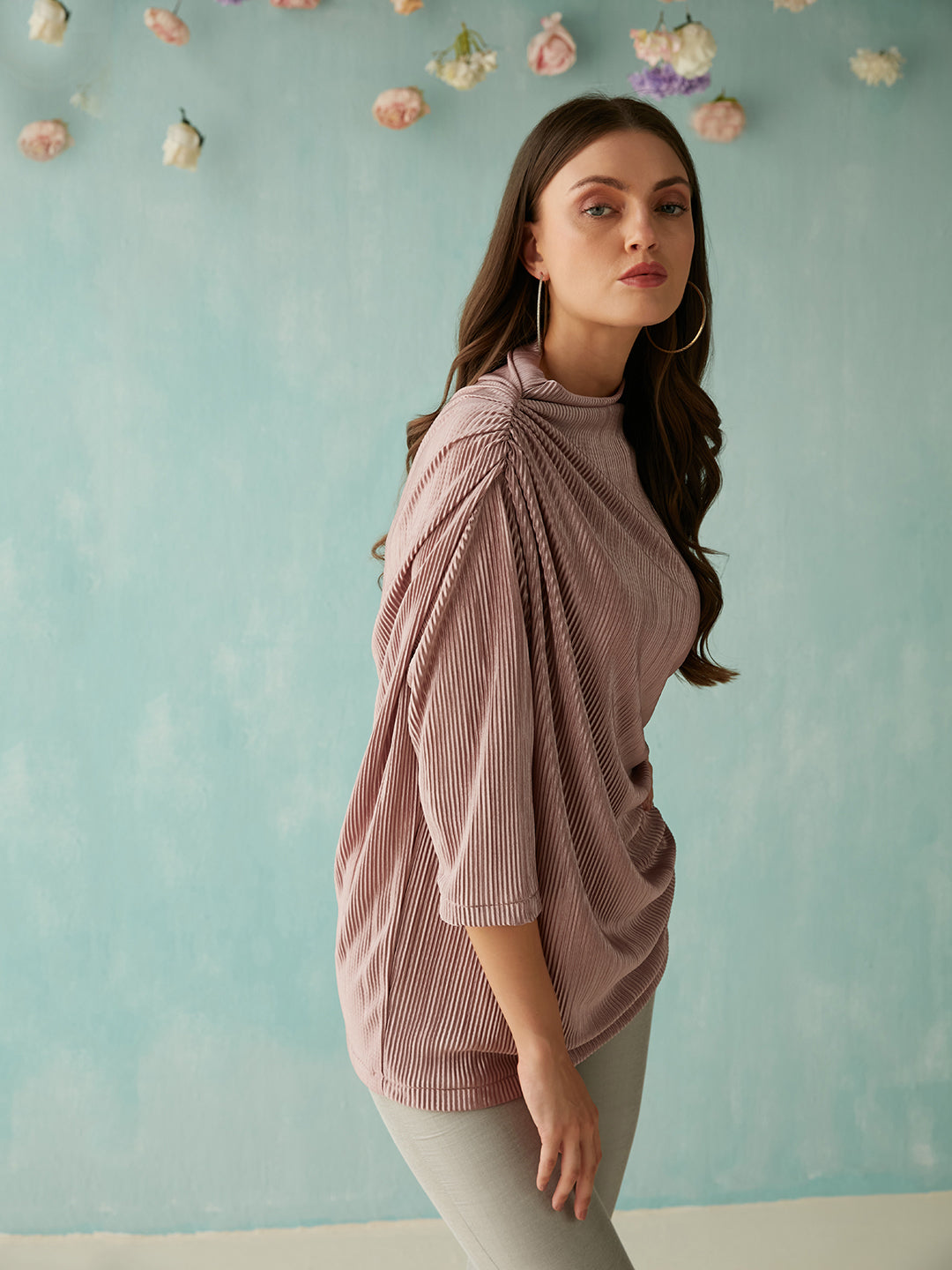 Dusty pink shirt womens hotsell