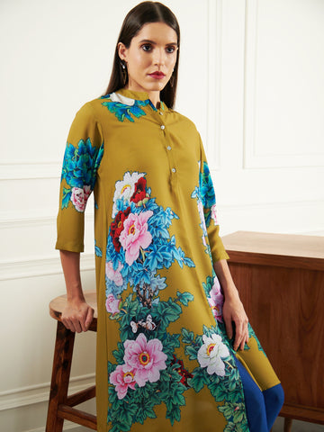 OLIVE SHRUB ALISHA TUNIC