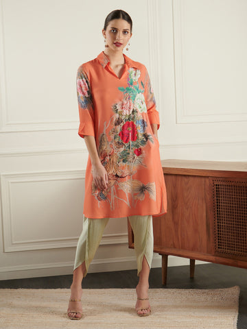 FLORENCE ORANGE TUNIC