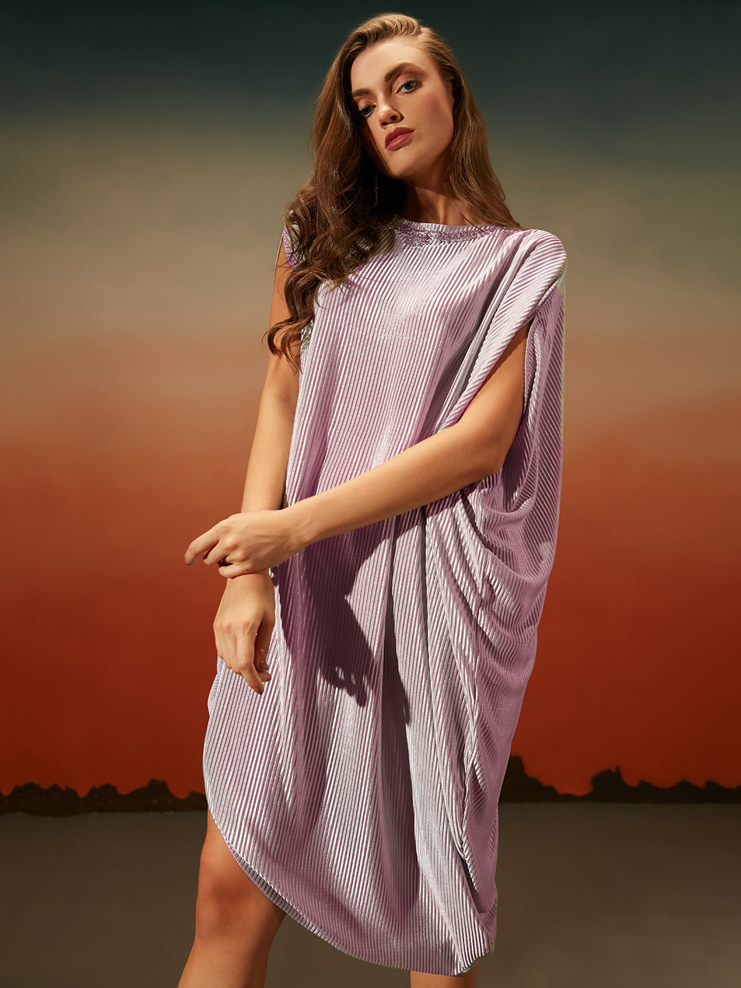 Buy Lavender Starling Dress for Women Online Chique