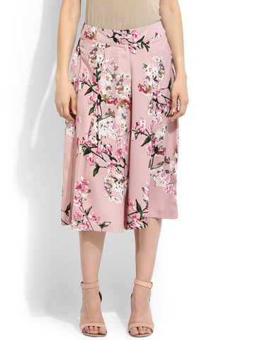 PINK FLORAL CULOTTES