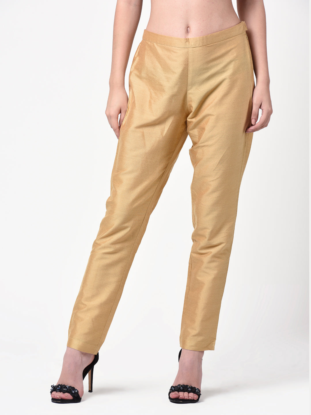 Buy Golden Ankle Pant Cotton Silk for Best Price Reviews Free Shipping